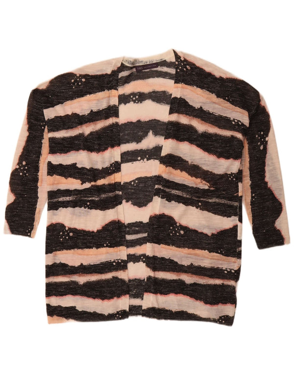 Marks & Spencer dame cardigan sweater med 3/4 ærmer UK 14 Medium Sort