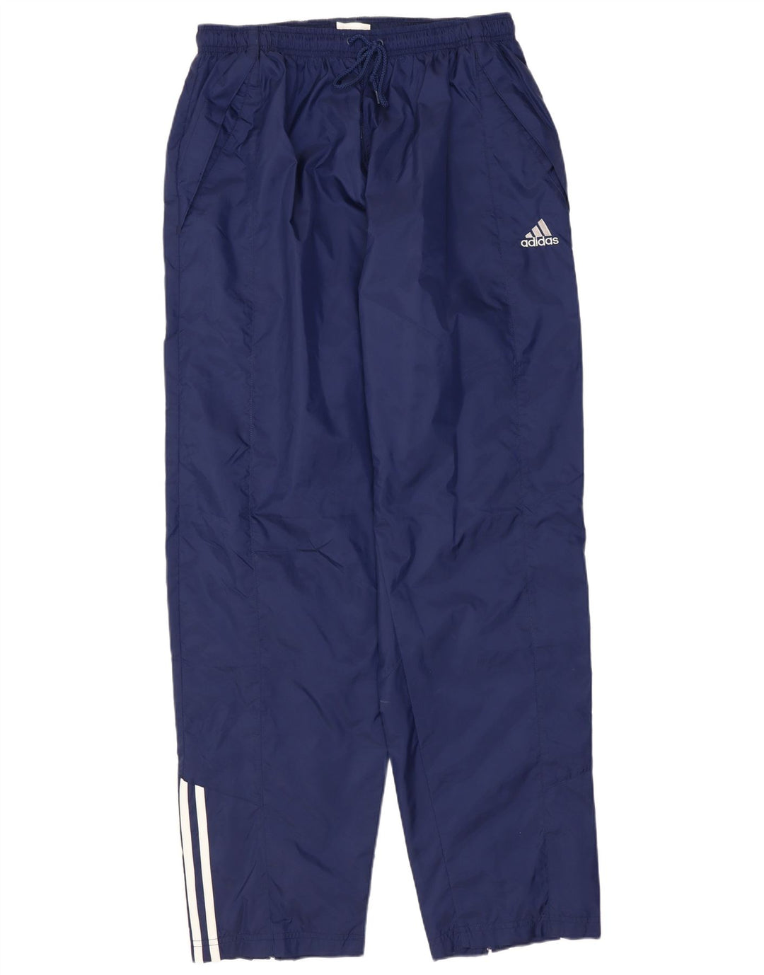 Pantaloni da tuta da uomo Adidas medi in poliestere blu navy