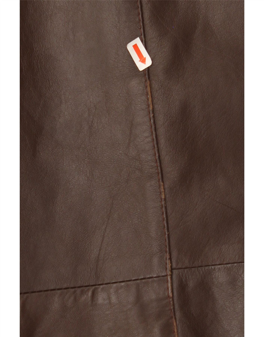 VINTAGE Womens 1 Button Leather Blazer Jacket IT 48 XL Brown Vintage Vintage and Second-Hand Vintage from Messina Hembry 