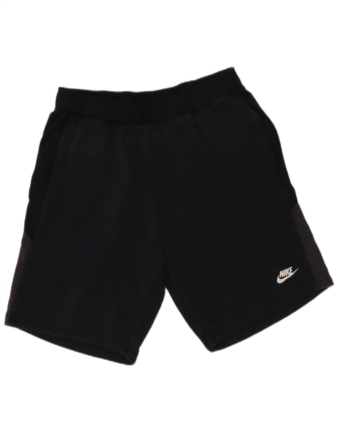Nike Mens Sport Shorts Large Black Colourblock Cotton