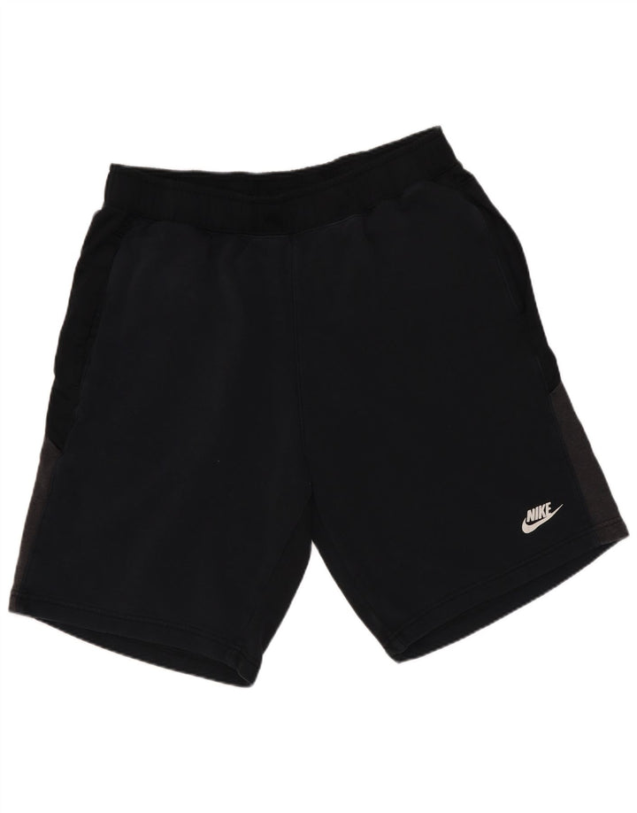 Nike Mens Sport Shorts Large Black Colourblock Cotton