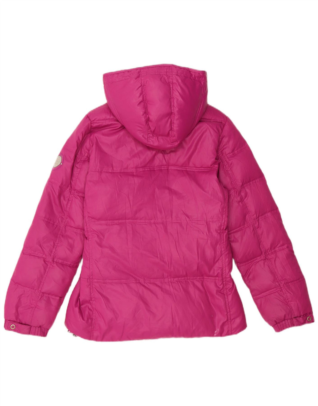 Champion Girls Hooded Padded Jacket 11-12 Years Pink Polyester