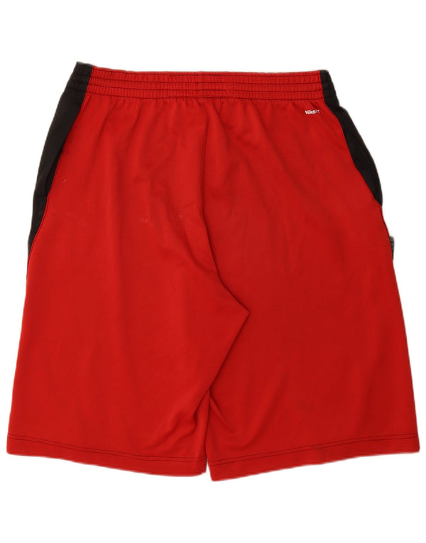 Nike grafiske sportsshorts til mænd, store sorte Colourblock Polyester