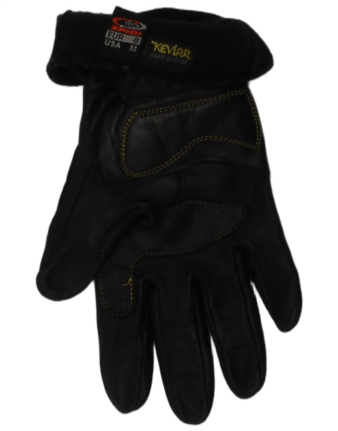 Spidi Womens Lady Line Biker Leather Gloves Medium Black Motorcycle