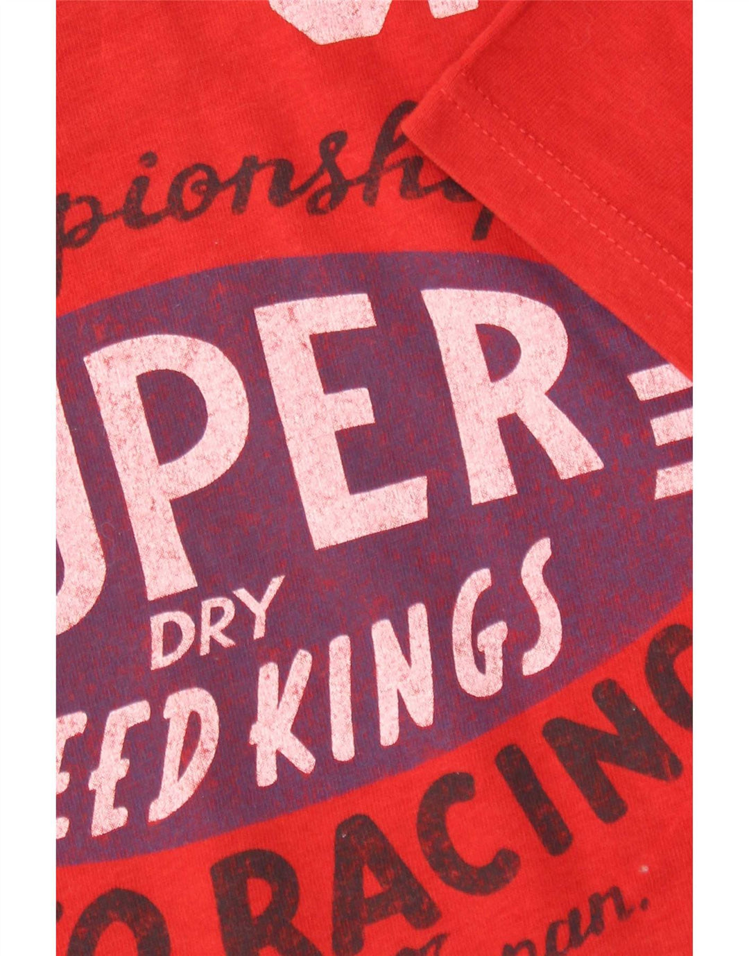 Superdry Camiseta Gráfica De Algodón Rojo Medio Para Hombre