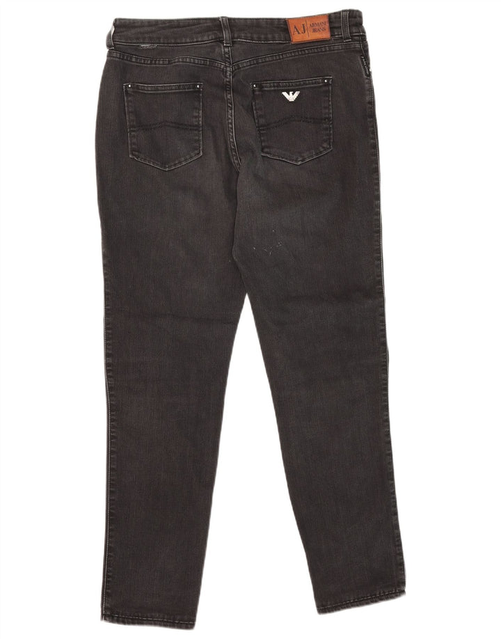 ARMANI Womens Slim Jeans W31 L28 Grey