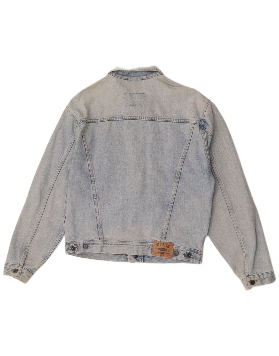 Mustang Mens Denim Jacket UK 40 Large Blue