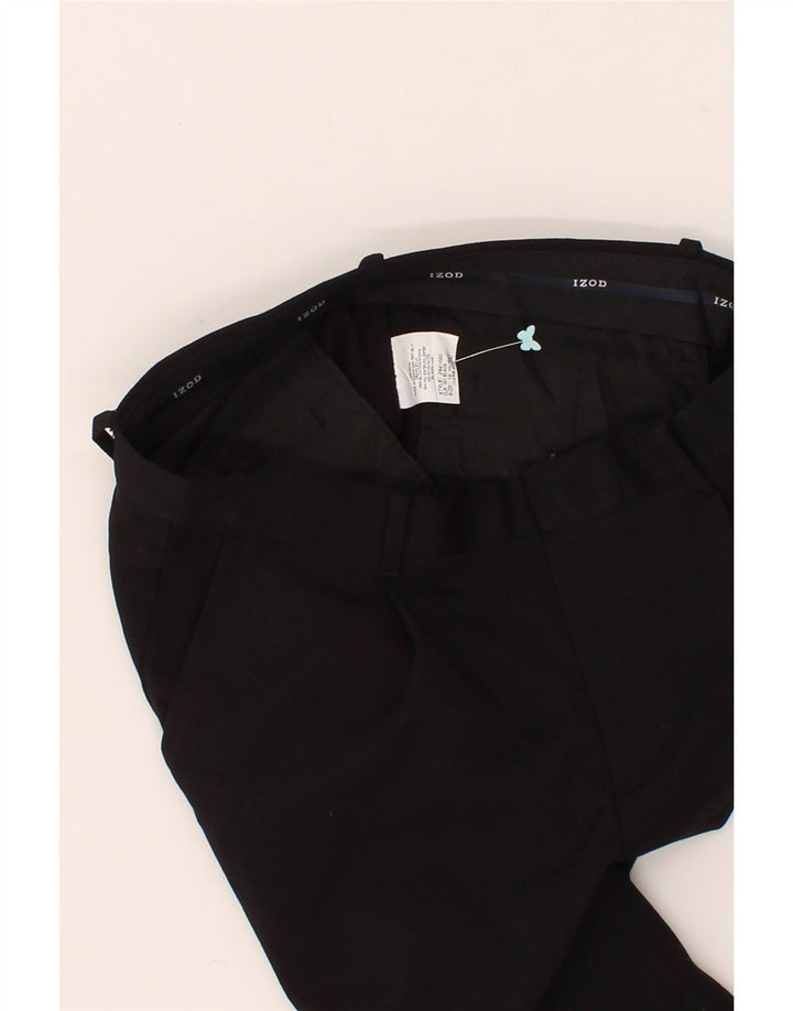 IZOD Womens Capri Casual Trousers US 12 Large W30 L23  Black Polyester Vintage Izod and Second-Hand Izod from Messina Hembry 
