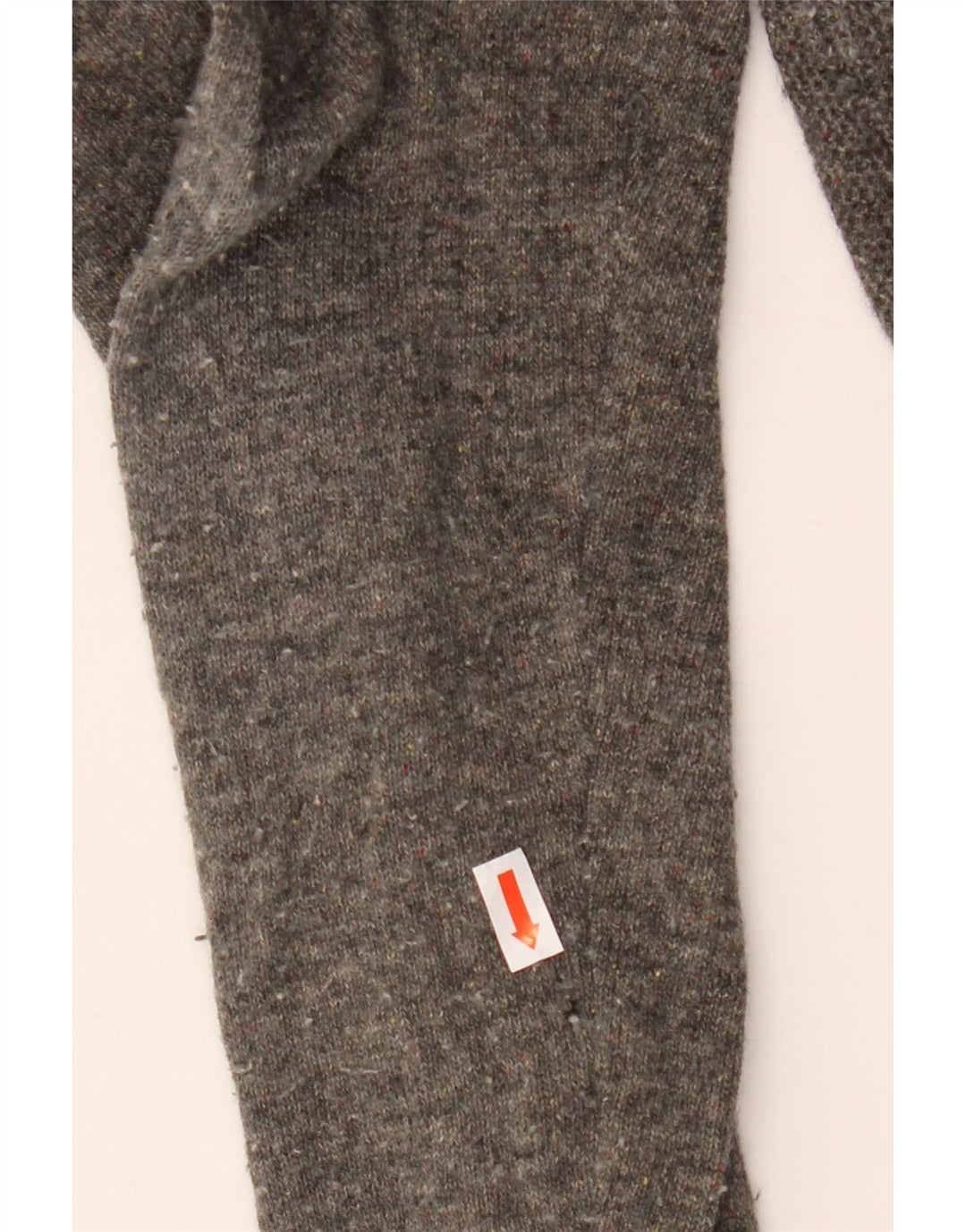 Tommy Hilfiger Herren-Pullover mit Knopfkragen, mittelgraue Wolle