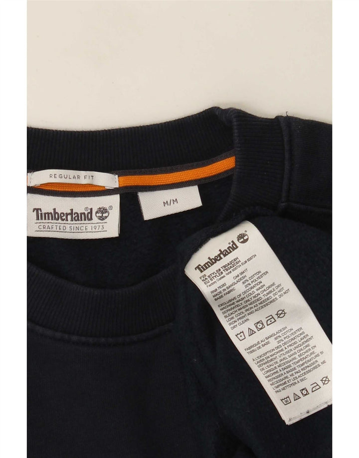 Ανδρικό γραφικό φούτερ Timberland κανονική εφαρμογή Jumper Medium Navy Blue