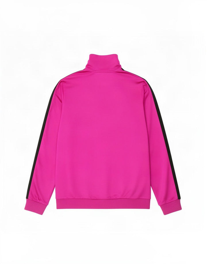 Adidas Womens Tracksuit Top Jacket UK 16/18 Large Pink Polyester
