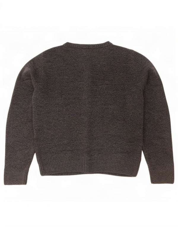 Pulover cardigan supradimensionat pentru femei Marks & Spencer UK 10 mic gri acrilic