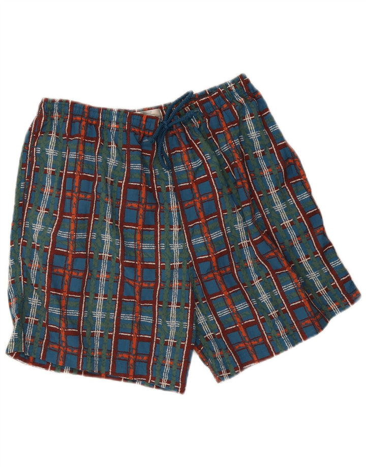 St. Bernard Mens Swimming Shorts Medium Multicoloured Check