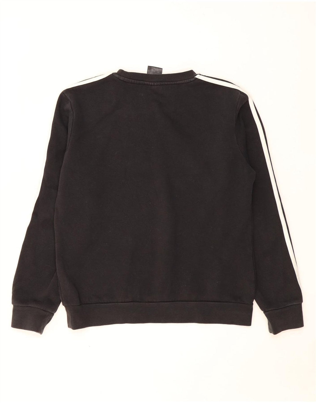 Adidas Womens Sweatshirt Jumper UK 12/14 Medium Black Cotton