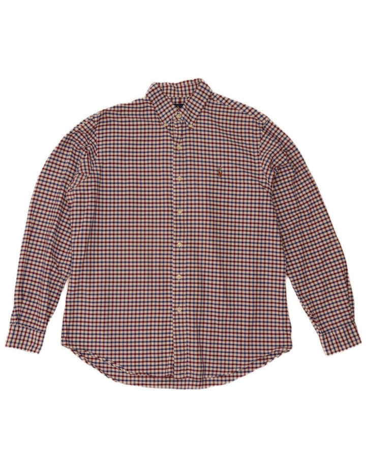 Polo Ralph Lauren Mens Shirt Large Multicoloured Check Cotton