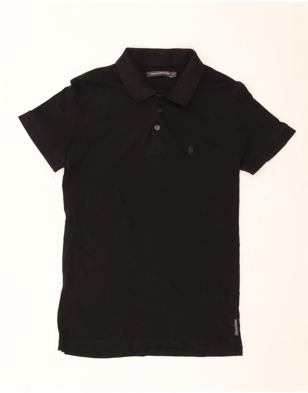 French Connection Herre poloshirt Lille sort bomuld