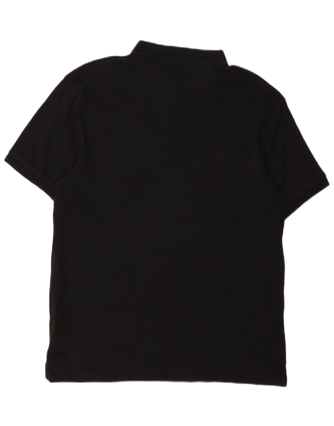 CHAPS Mens Polo Shirt Medium Black Cotton