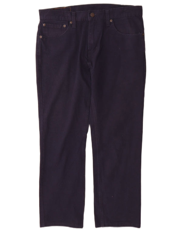 Levi's Mens 511 Slim Casual Παντελόνι W32 L27 Navy Blue Cotton
