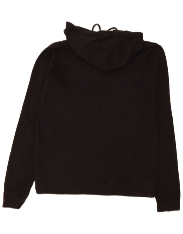 Tommy Hilfiger Mens Graphic Hoodie Jumper Medium Black Cotton