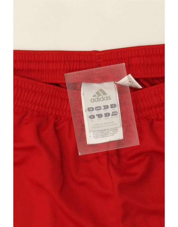 Pantaloncini sportivi Adidas Climalite da uomo XL rosso poliestere