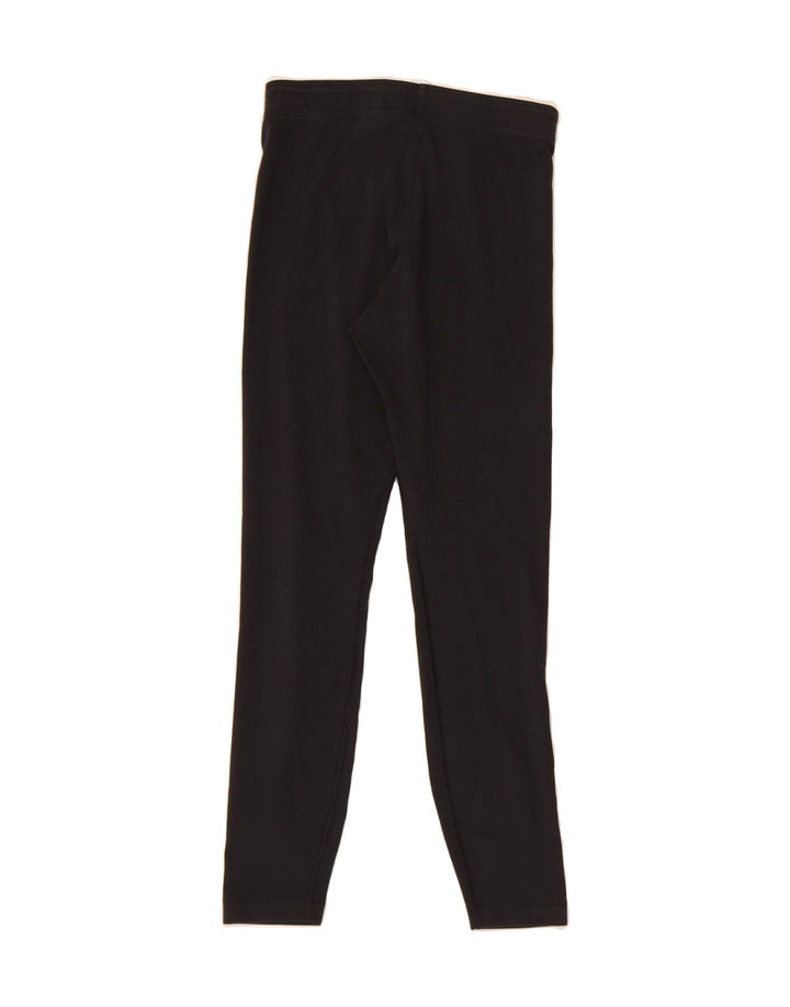NIKE Womens Graphic Leggings UK 10 Small  Black Cotton Vintage Nike and Second-Hand Nike from Messina Hembry 