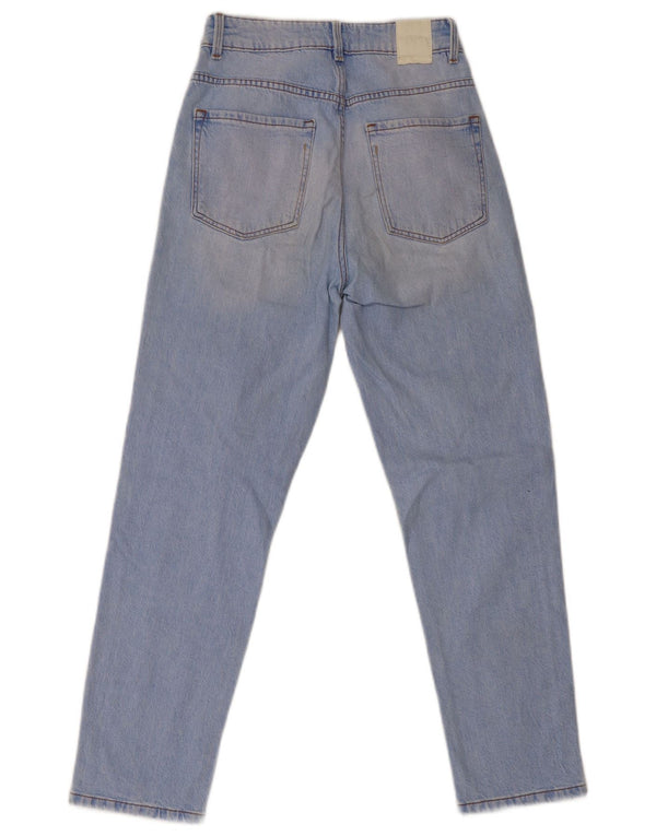 Damskie jeansy z wysokim stanem Zara EU 36 XS W26 L29 Niebieskie