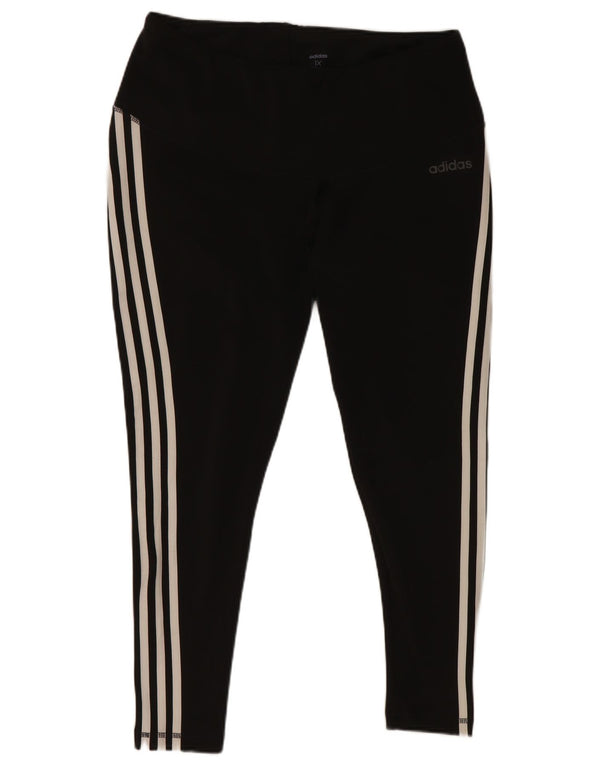 Adidas Γυναικεία κολάν Climalite Crop UK 20/22 XL Μαύρο Πολυεστέρας