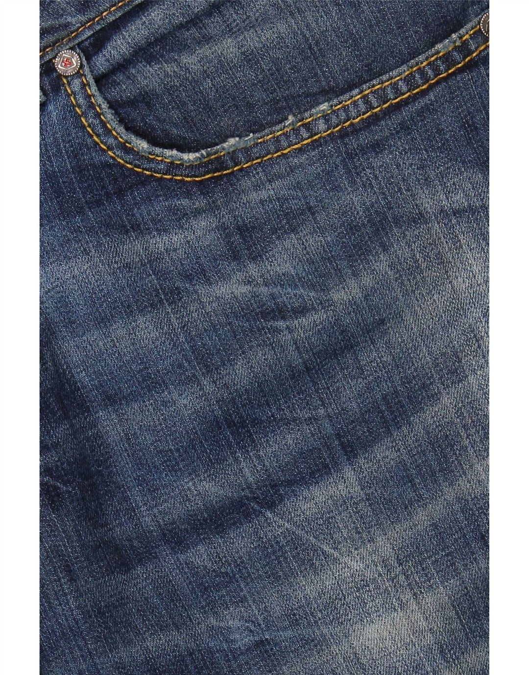 Zu Elements Herren Slim Jeans W40 L30 Blaue Baumwolle