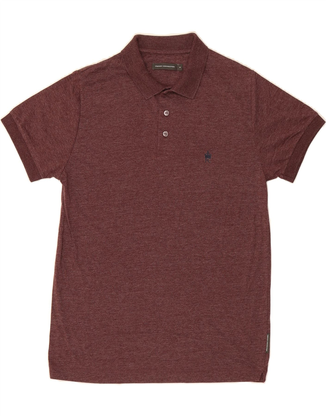 FRENCH CONNECTION Mens Polo Shirt Medium Maroon Cotton Vintage French Connection and Second-Hand French Connection from Messina Hembry 