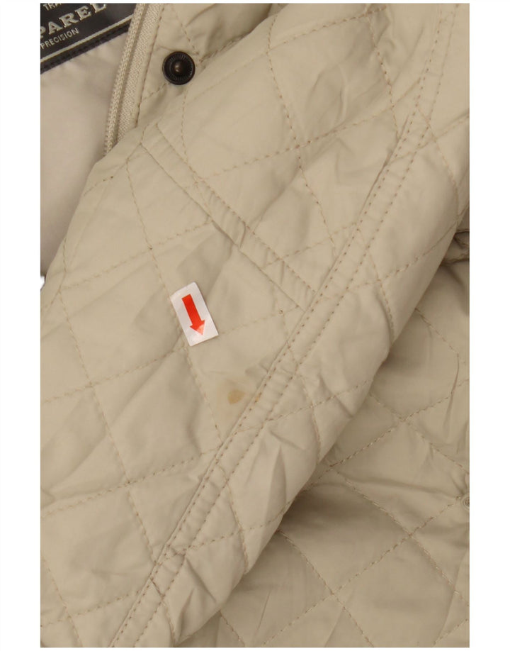 TUCANO URBANO Womens Quilted Jacket IT 42 Medium Beige Polyester