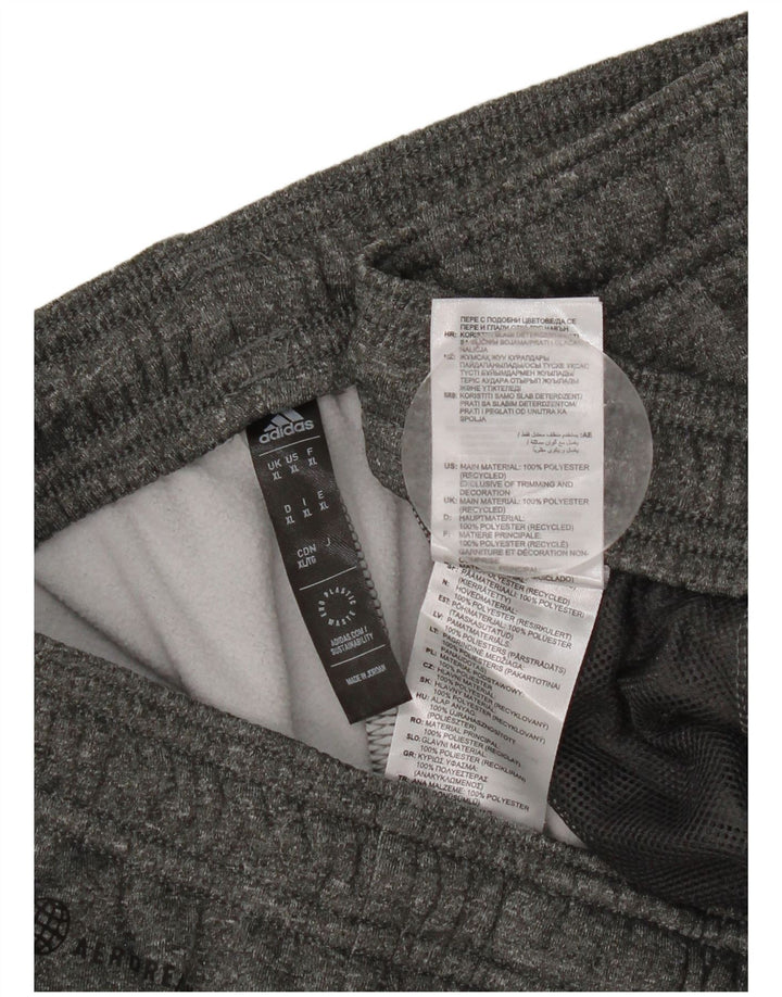 Adidas Træningsdragtsbukser til mænd XL Grå Flecked Polyester