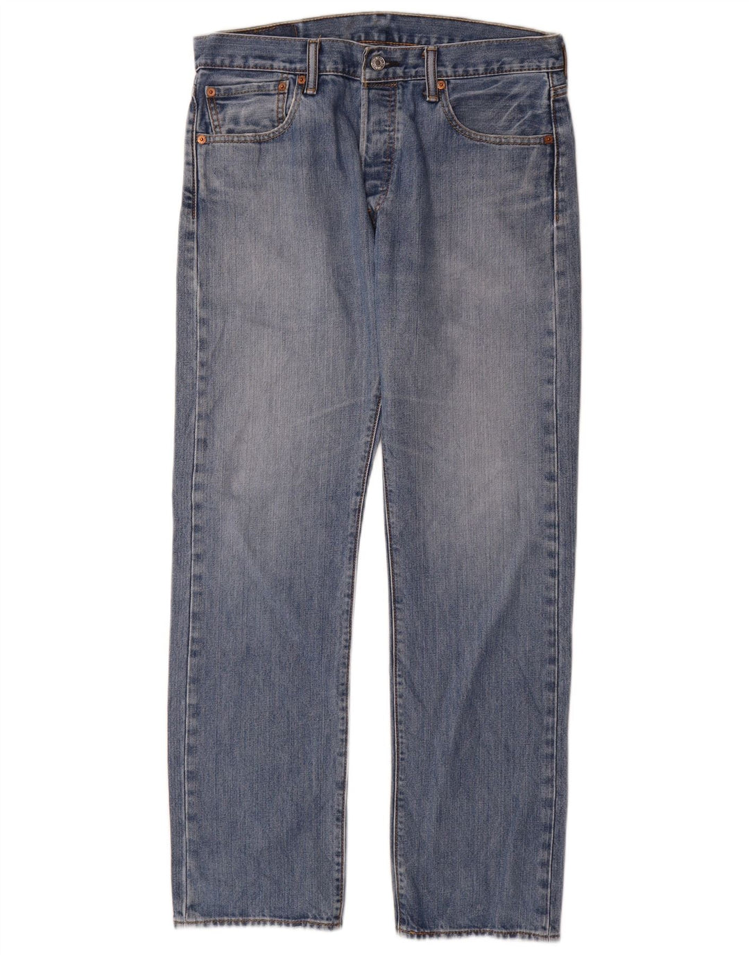 Levi's Herren 501 Straight Jeans W32 L32 Blaue Baumwolle