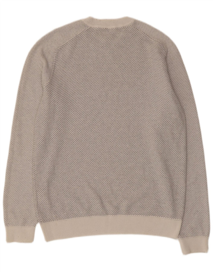 Ανδρικό πουλόβερ Hugo Boss Crew Neck Jumper Μεσαίο γκρι πολυεστέρα