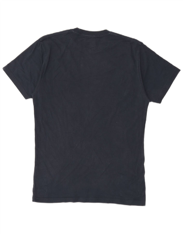 Vans Mens Classic Fit T-Shirt Top Medium Navy Blue Cotton