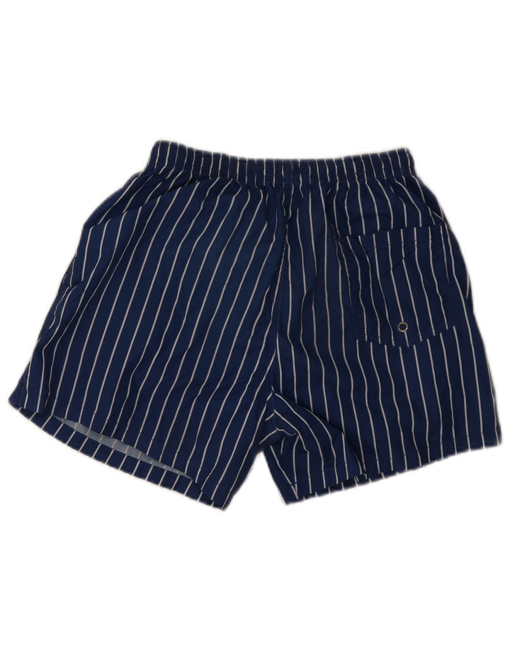 Zara Mens Swimming Shorts XS  Blue Striped
