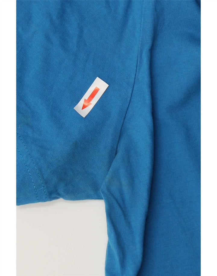 Champion Herre grafisk T-shirt Top Medium Blue Bomuld