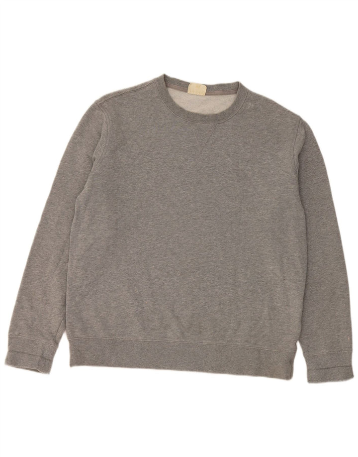 Marks & Spencer Mens Sweatshirt Jumper Large Grey Cotton