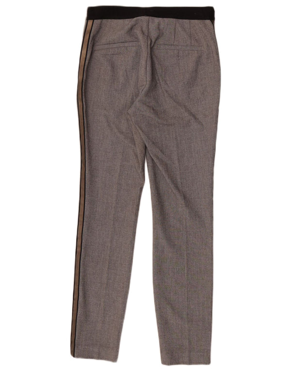 Zara Γυναικείο Skinny παντελόνι Chino XS W24 L27 Γκρι Colourblock