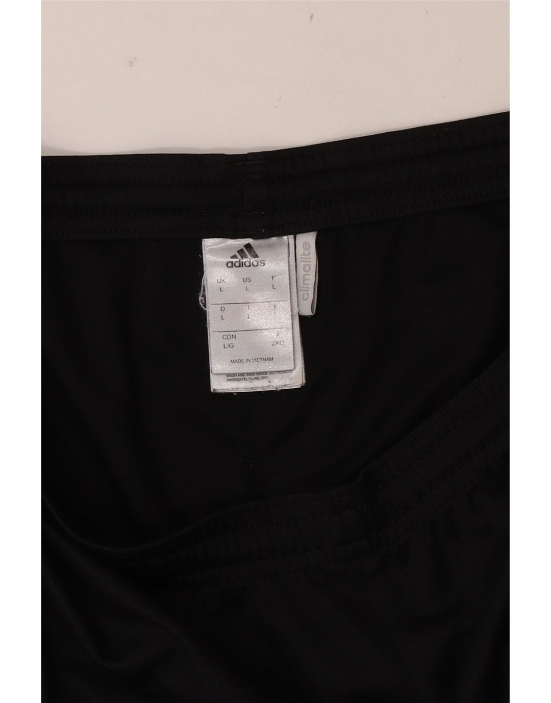 ADIDAS Mens Climalite Sport Shorts Large  Black Polyester