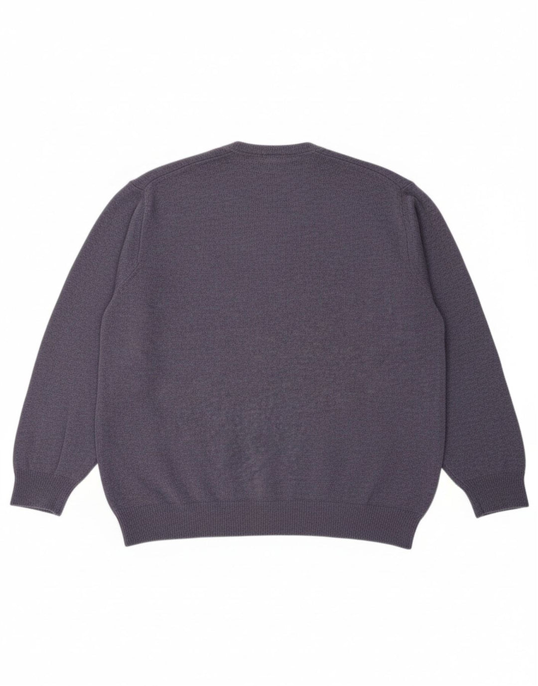 MARKS & SPENCER Mens V-Neck Jumper Sweater XL Blue Lambswool