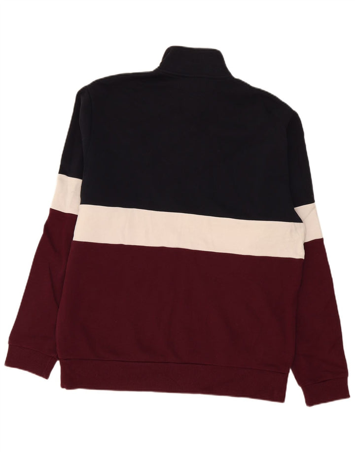 Fred Perry Herre lynlås-sweatshirt Jumper Medium Multicolored Colourblock