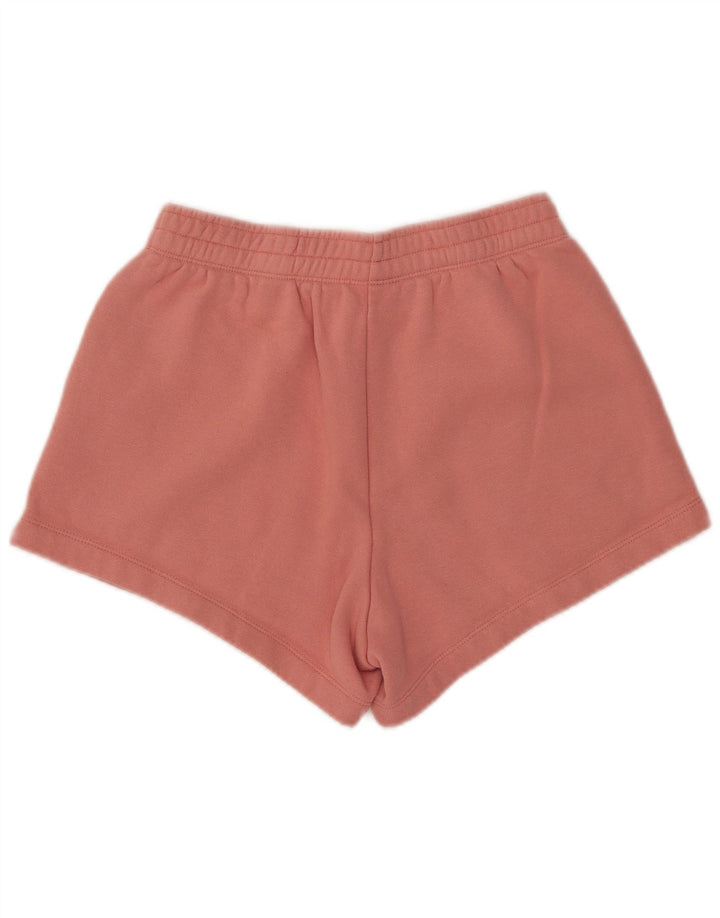 Champion Womens Sport Shorts UK 14 Medium  Pink Cotton