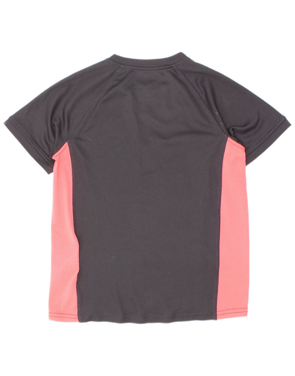 Nike Camiseta Dri Fit para niños 8-9 años Pequeño Negro Colorblock Poliéster