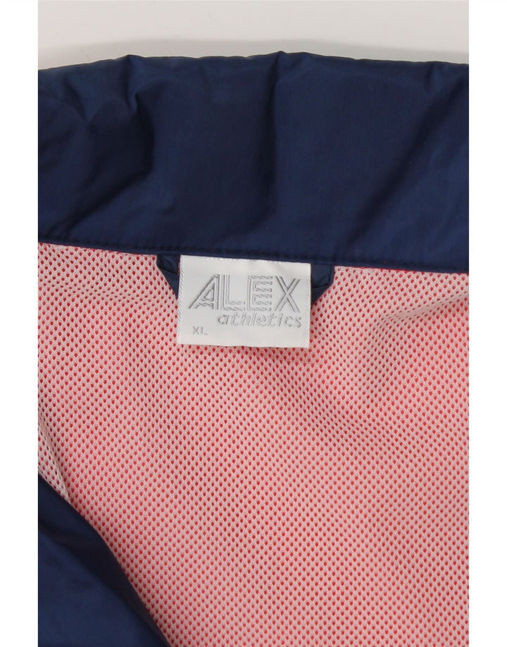 Мужская дождевик ALEX UK 42 XL Красный полиамид с цветными блоками