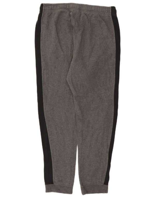 Nike Mens Tracksuit Trousers Joggers Large Grey Colourblock Cotton