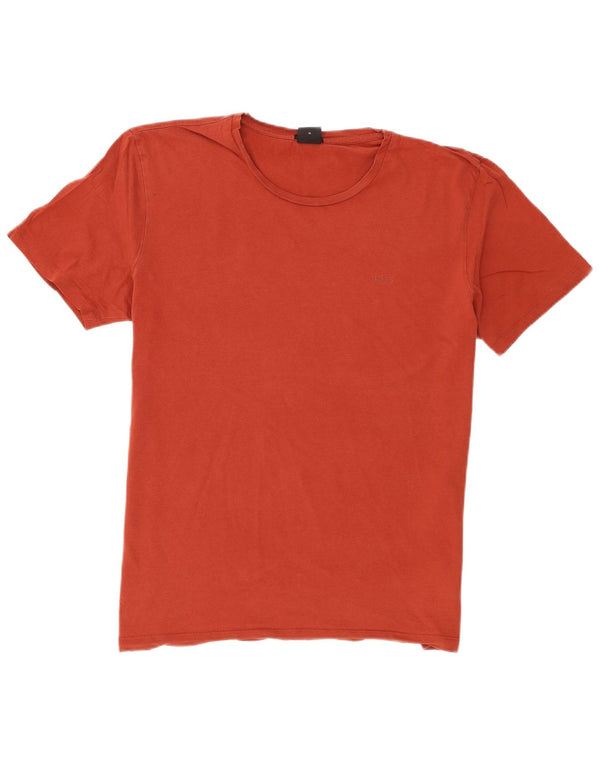 T-shirt Hugo Boss da uomo con vestibilità regolare, XL, in cotone rosso