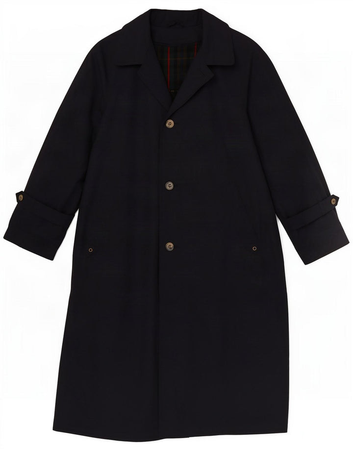 St. Bernard Womens Oversized Trench Coat UK 14 Large Navy Blue Classic