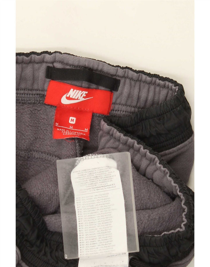 Nike Mens Tracksuit Trousers Joggers Medium Grey Cotton