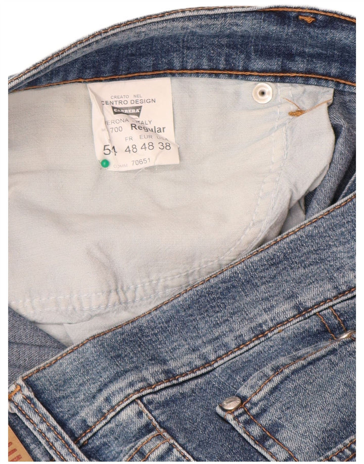 Carrera Mens 700 Regular Straight Jeans W38 L28 Blue Cotton