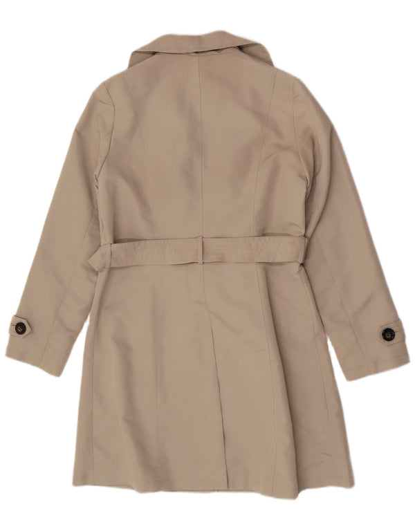 Marks & Spencer Gabardina para mujer UK 40 Medio Beige Poliéster Clásico